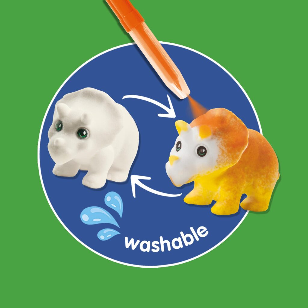 Blow airbrush pens - Dinosaurs 3x