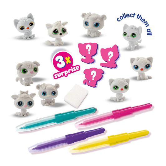 Blow airbrush pens - Kittens surprise 3x
