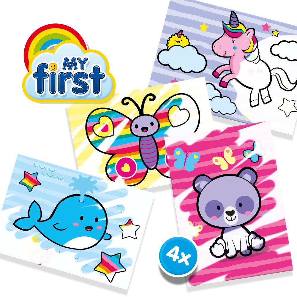 Colouring With Water - Fantasy Animals