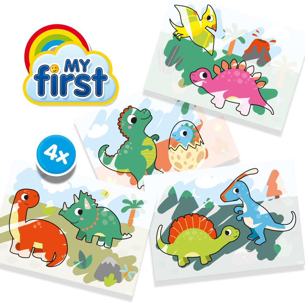Colouring With Water - Dinos