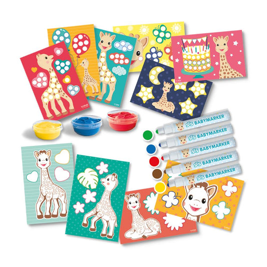 Sophie La Girafe - Colouring And Painting