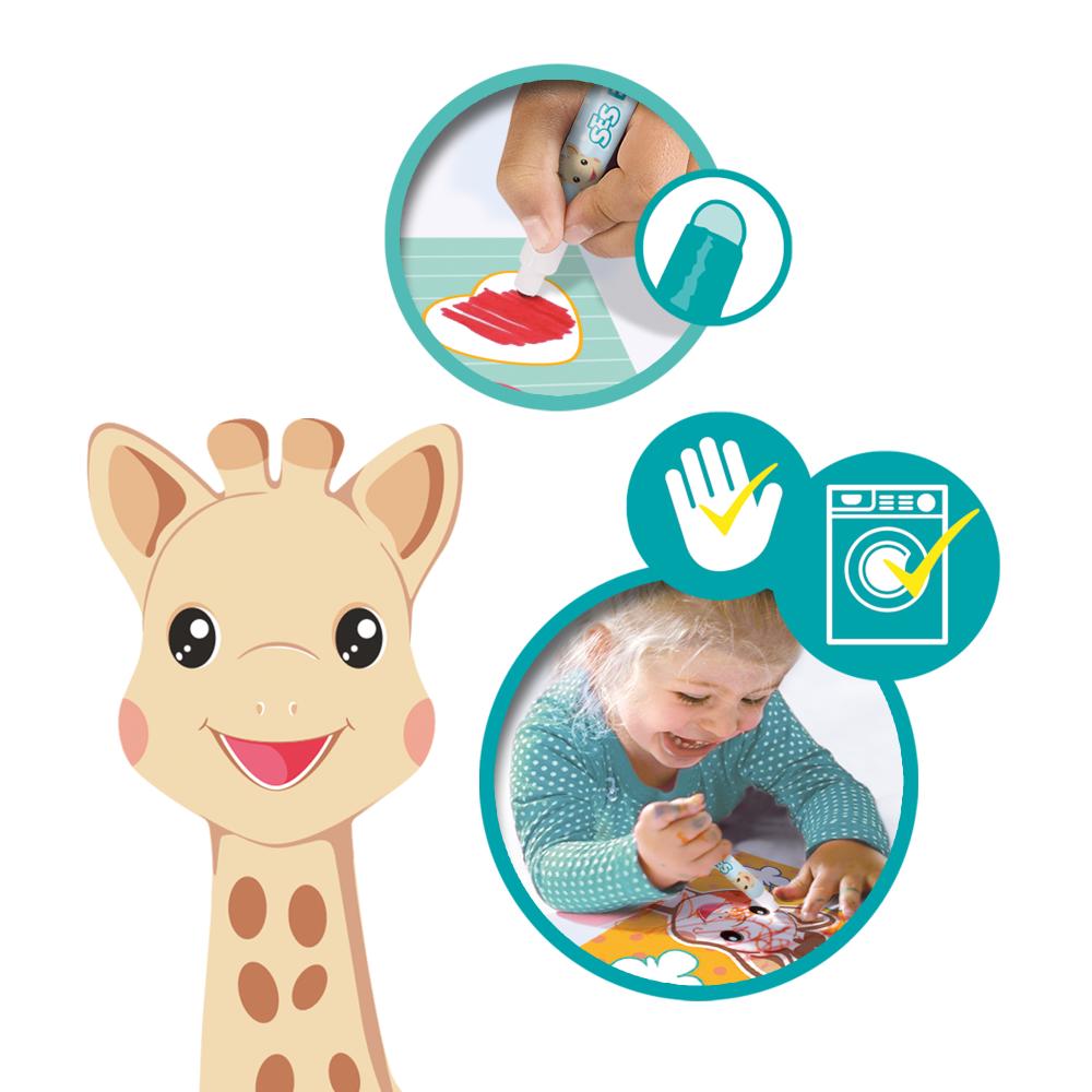 Sophie La Girafe - Colouring And Painting