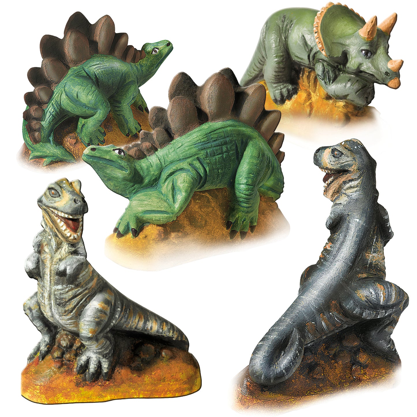 Casting and painting - Dinosaurs