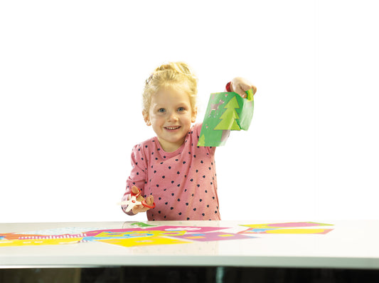 I learn to use scissors