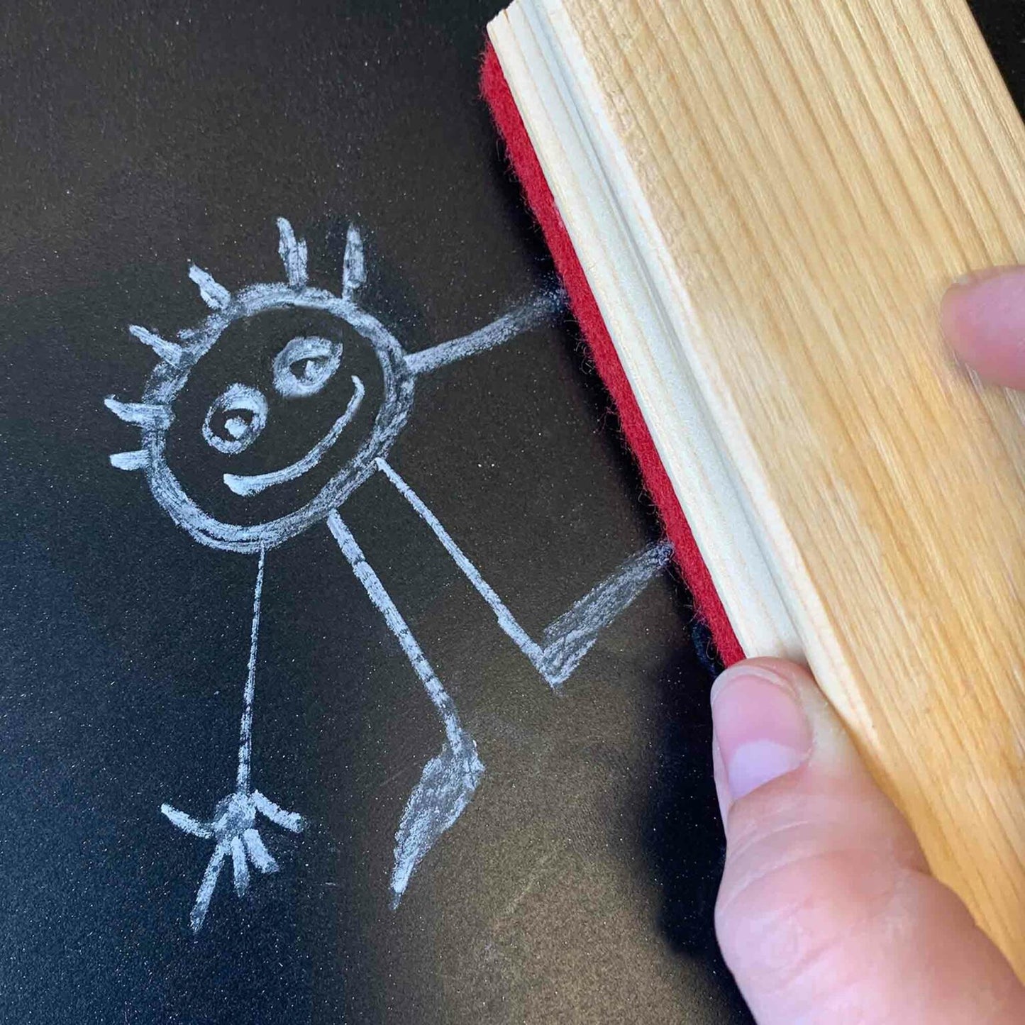 Coloured chalk with wiper