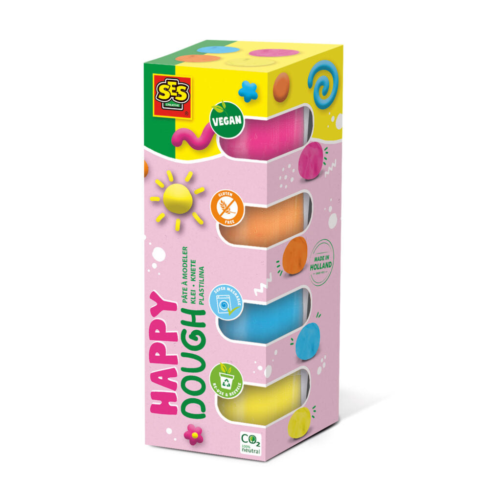 Feel Good Dough - Happy 4 X 90 G – SES Creative Australia
