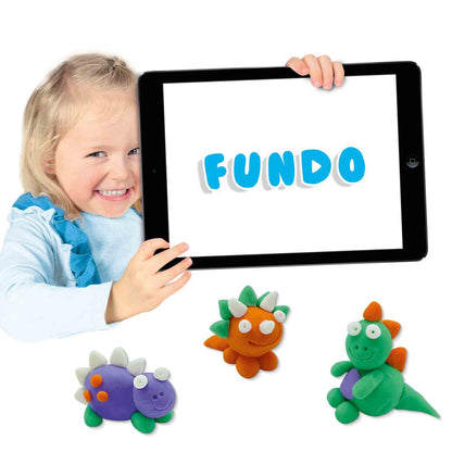 FunDo Dough - Dinos 3 x 90 g + 1 x 40 g
