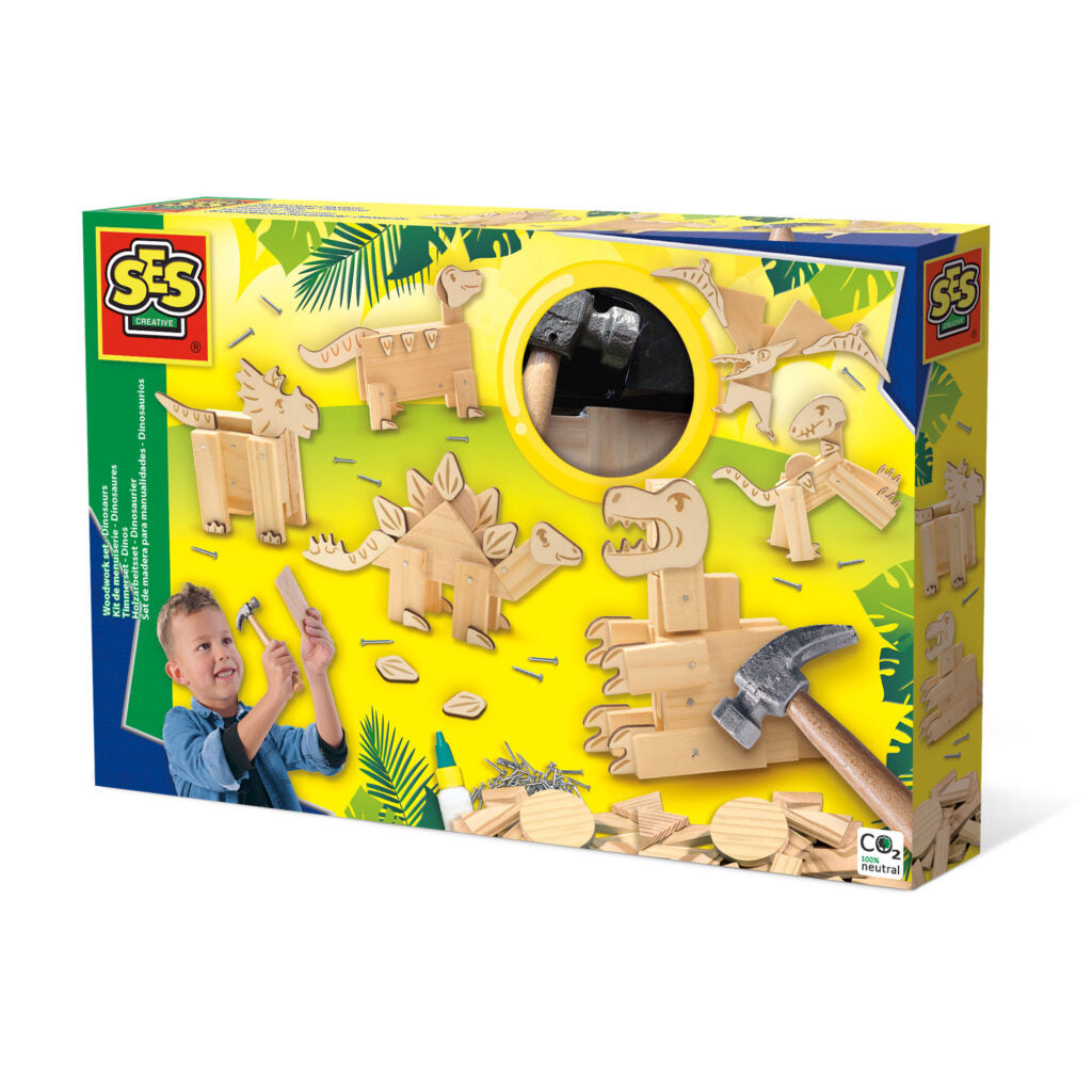 Woodwork set - Dinosaurs