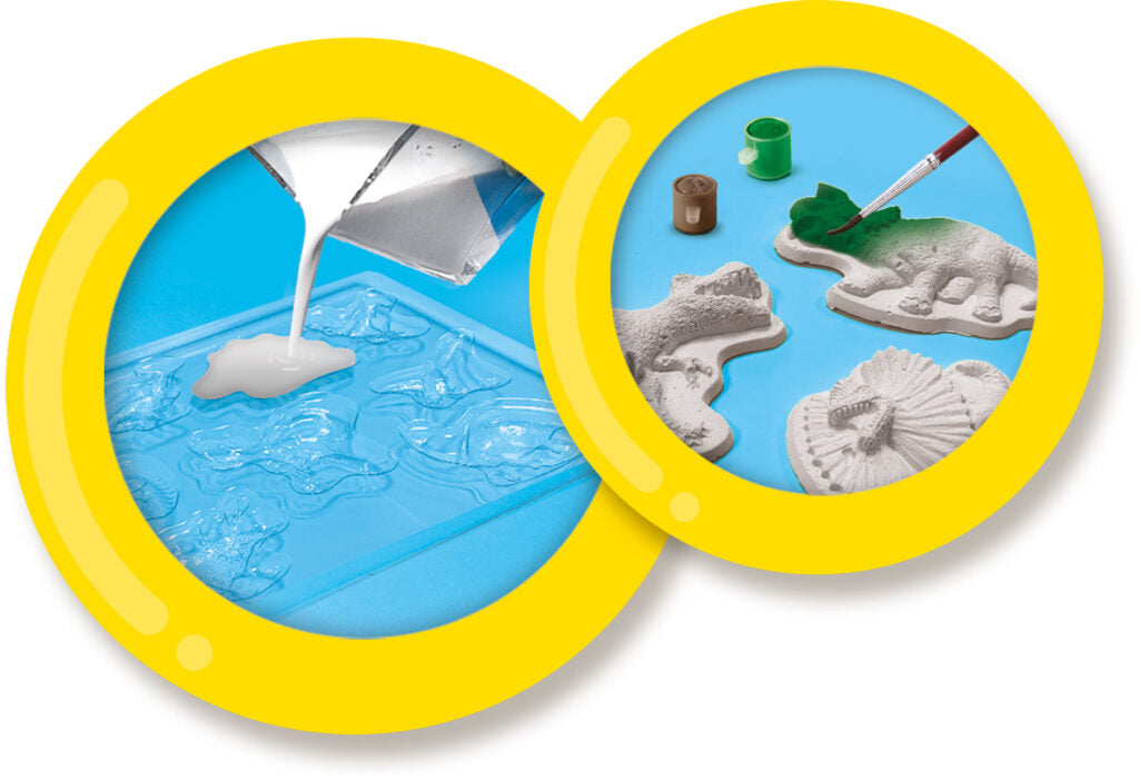 Casting and painting - Dinosaur world