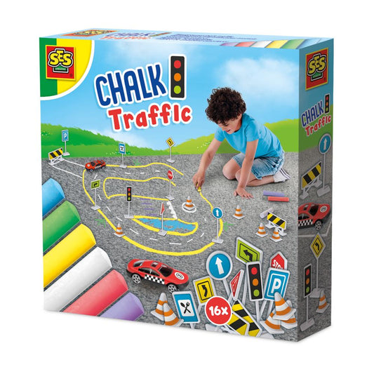 Playground Chalk Traffic