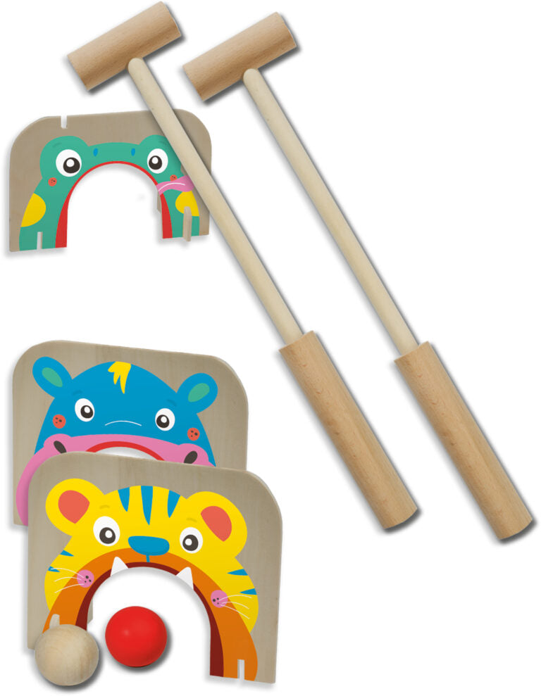 Croquet and bean bag toss