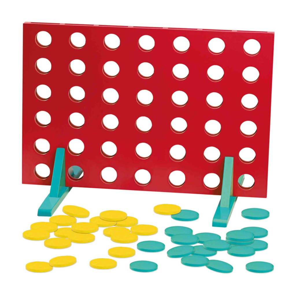 Wooden four in row XXL