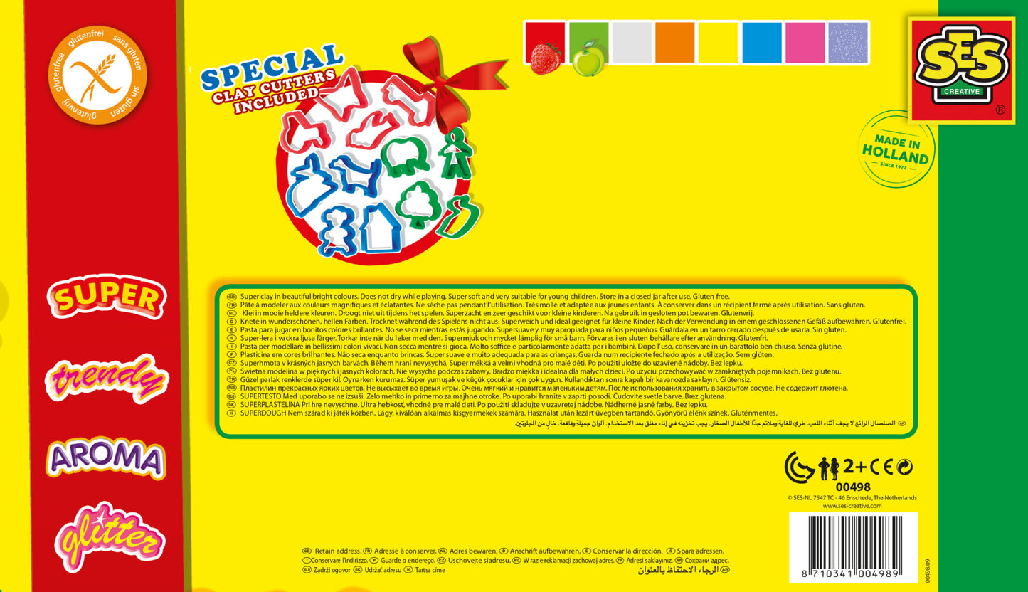 Dough mania 8 x 90 g with cutters