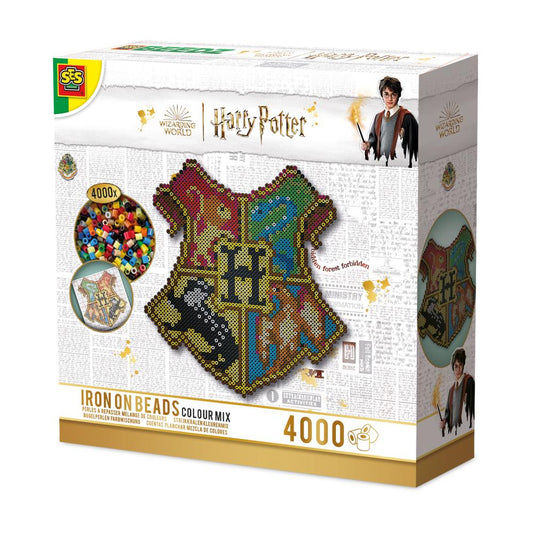 Harry Potter - Iron On Beads Colour Mix Hogwarts Crest