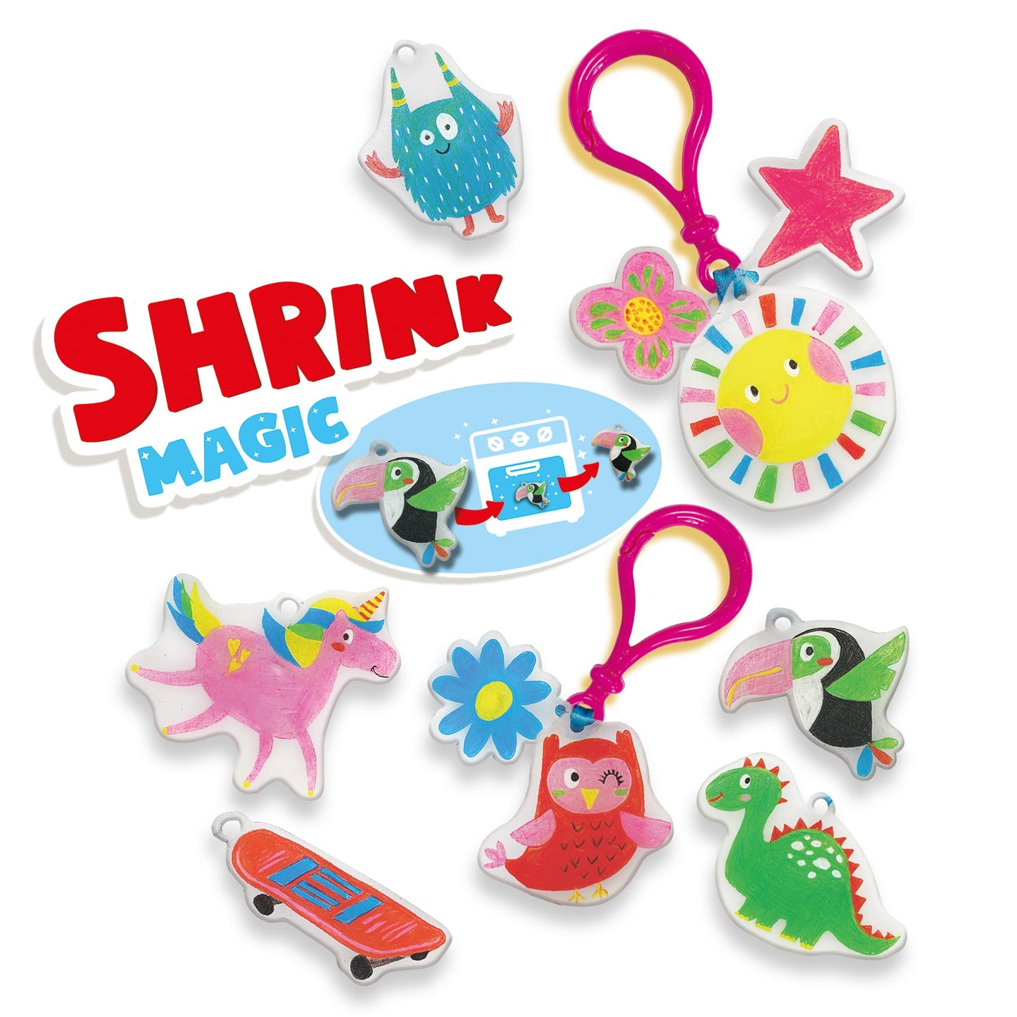 Shrink film - Keychains