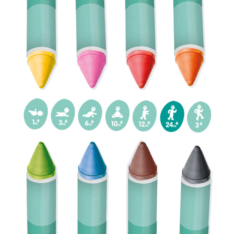 Bath crayons - 8 colours