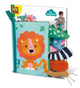 Sensory animal tails cloth book