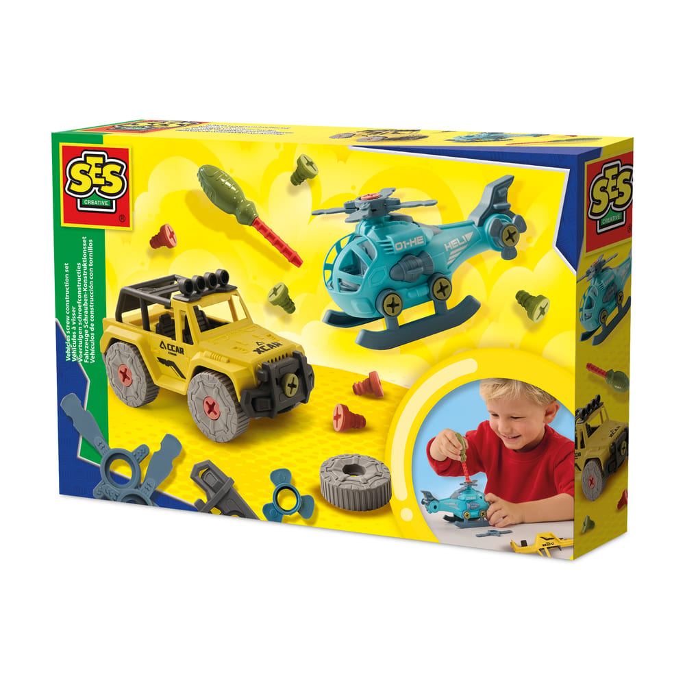 Vehicles Screw Construction Set