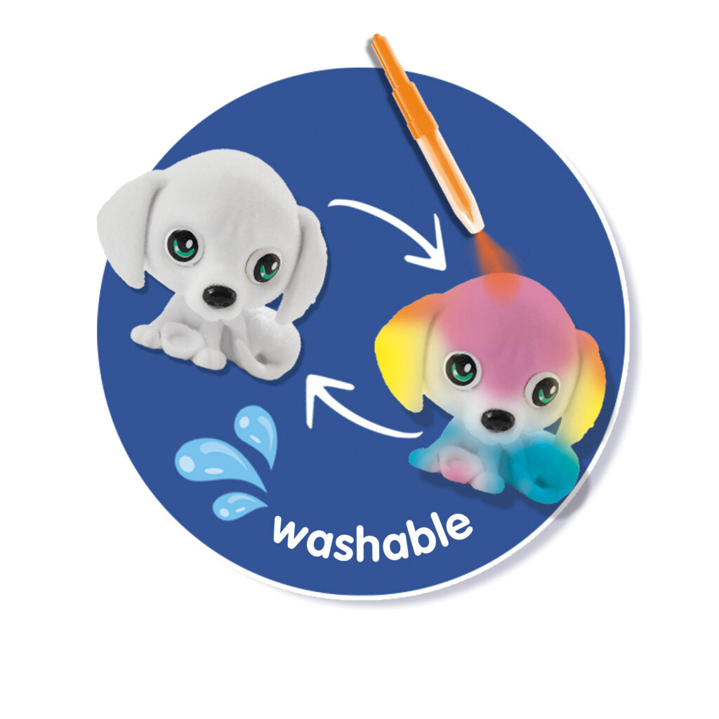 Blow airbrush pens - Puppies surprise 3x