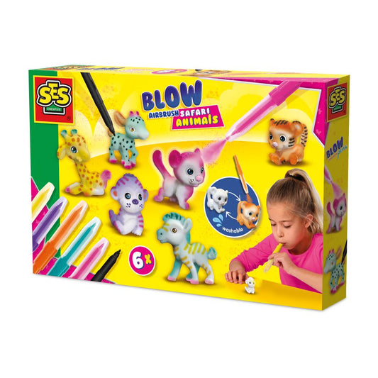 Blow Airbrush Pens - Safari Animals 6x