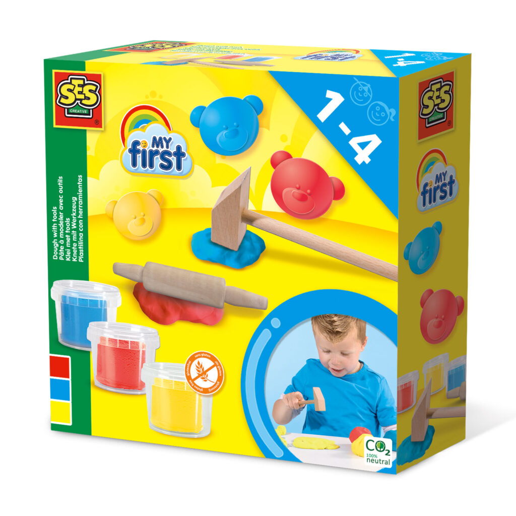 My first - Dough with tools 3 x 90 g