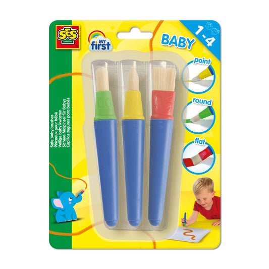 My First - Safe Baby Brushes 3 Pieces