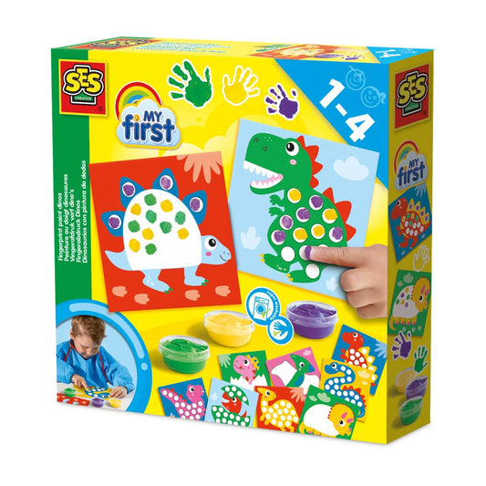 My First - Fingerprint Paint Dinos