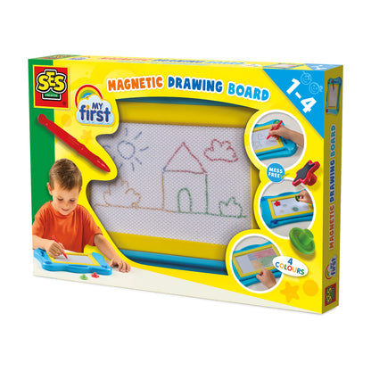 My First - Magnetic Drawing Board 4 Colours