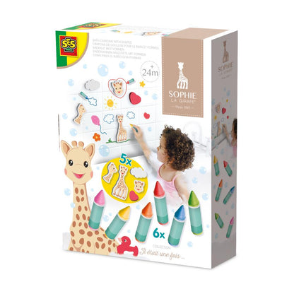 Sophie La Girafe - Bath Crayons With Shapes