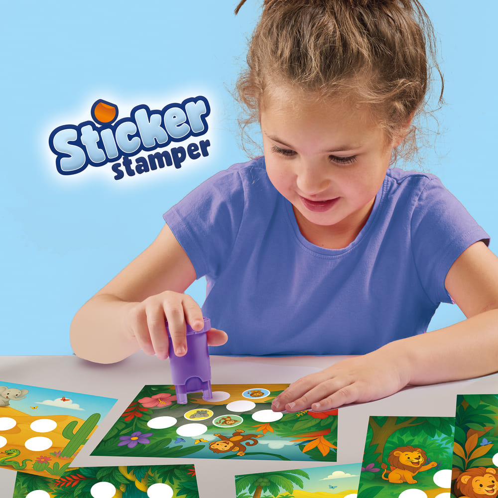 Sticker Stamper - Jungle Animals