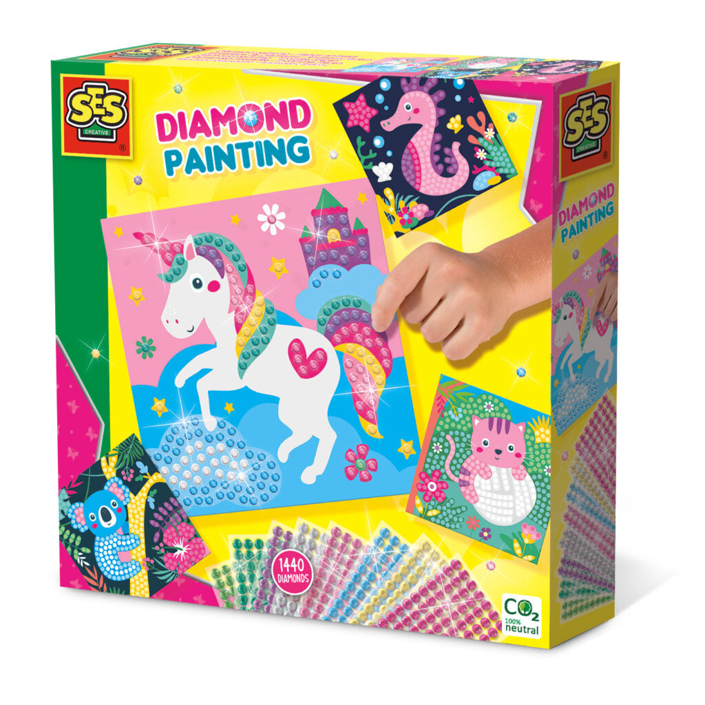 Diamond painting - Happy animals