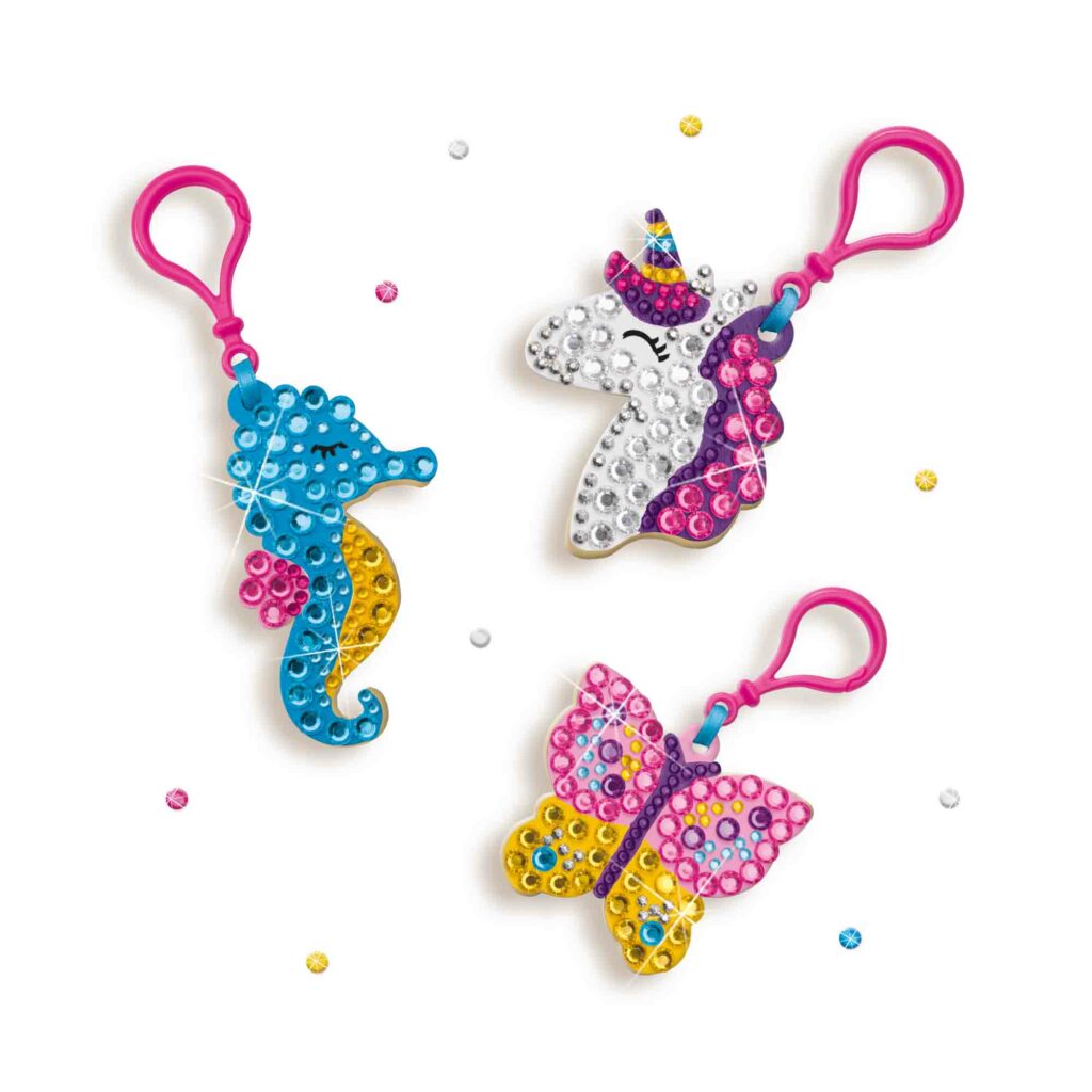 Diamond painting - Wooden keychains