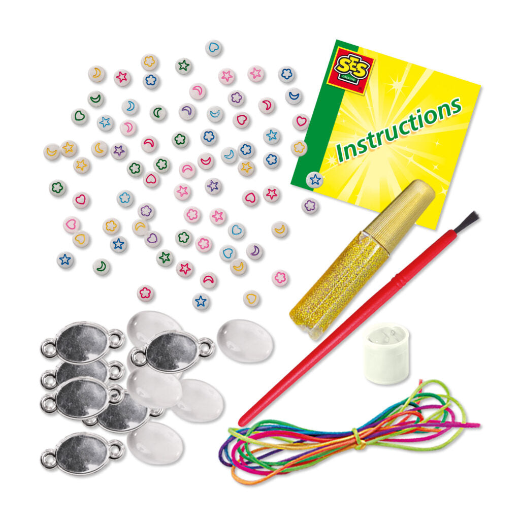 Glow in the dark galaxy bracelets