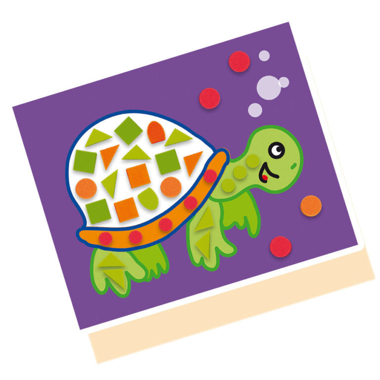 I learn to make mosaics