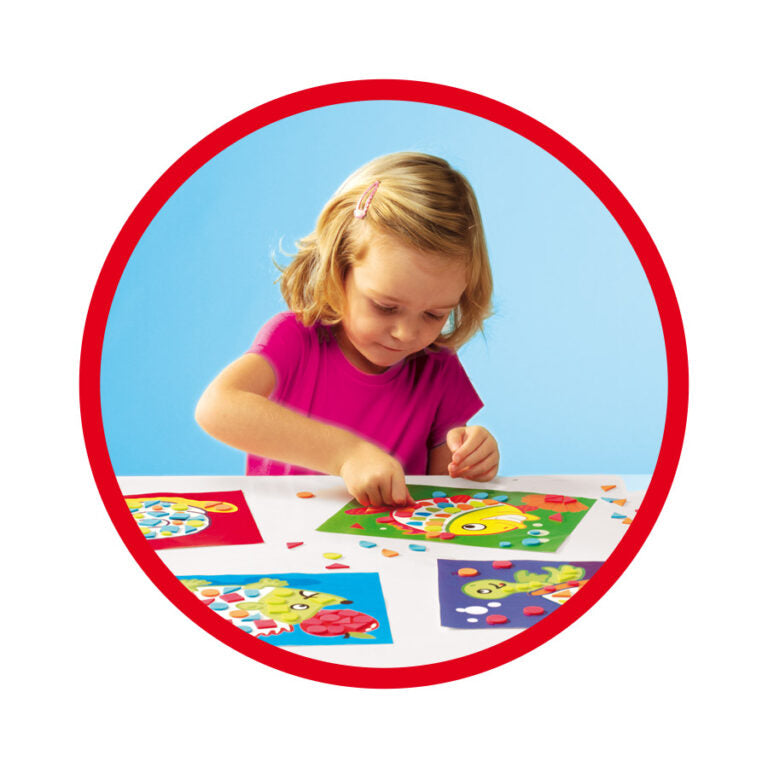 I learn to make mosaics