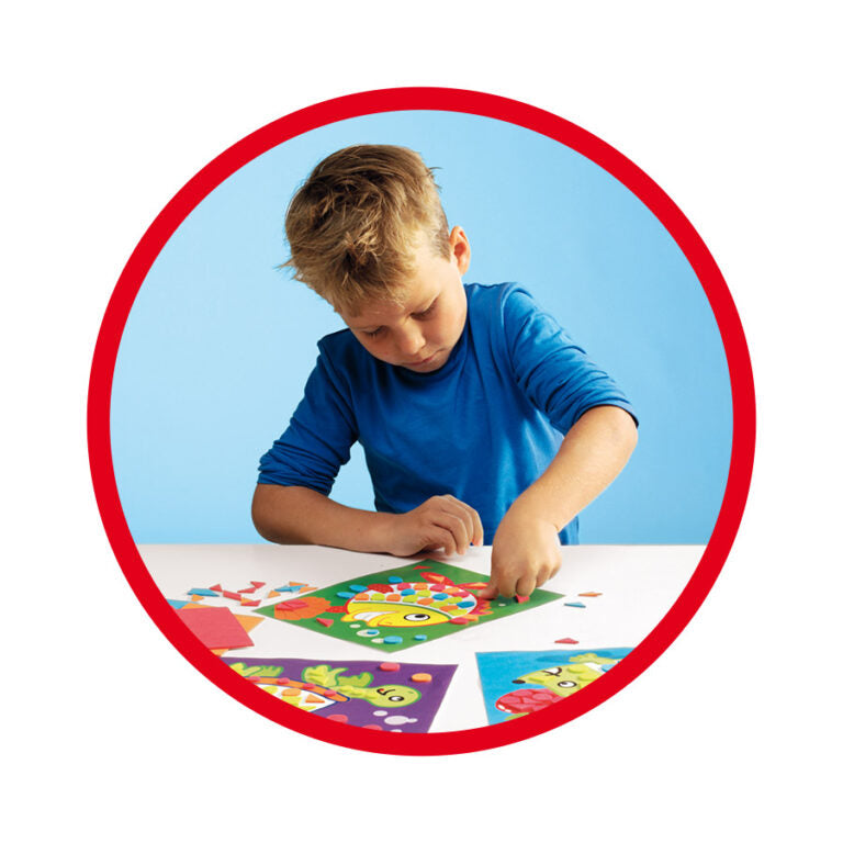 I learn to make mosaics