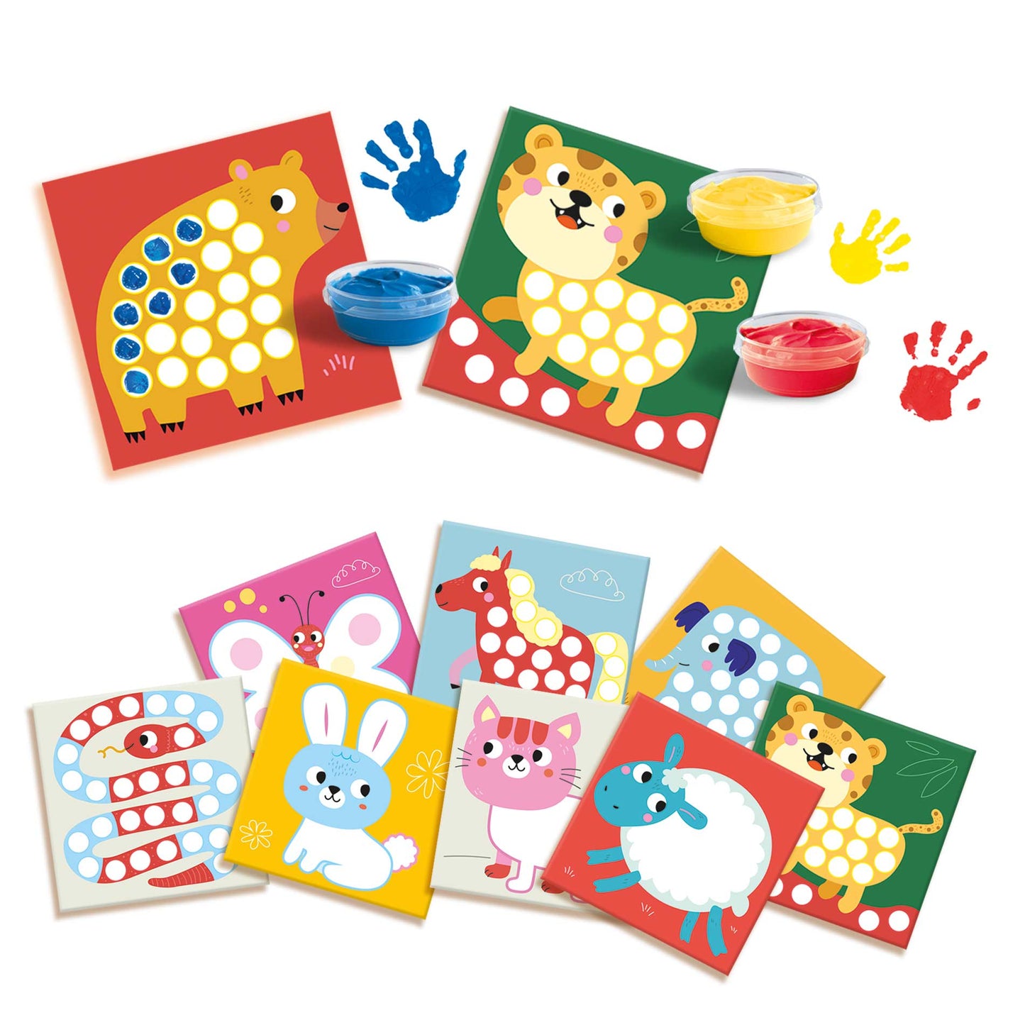 My first - Fingerprint paint art