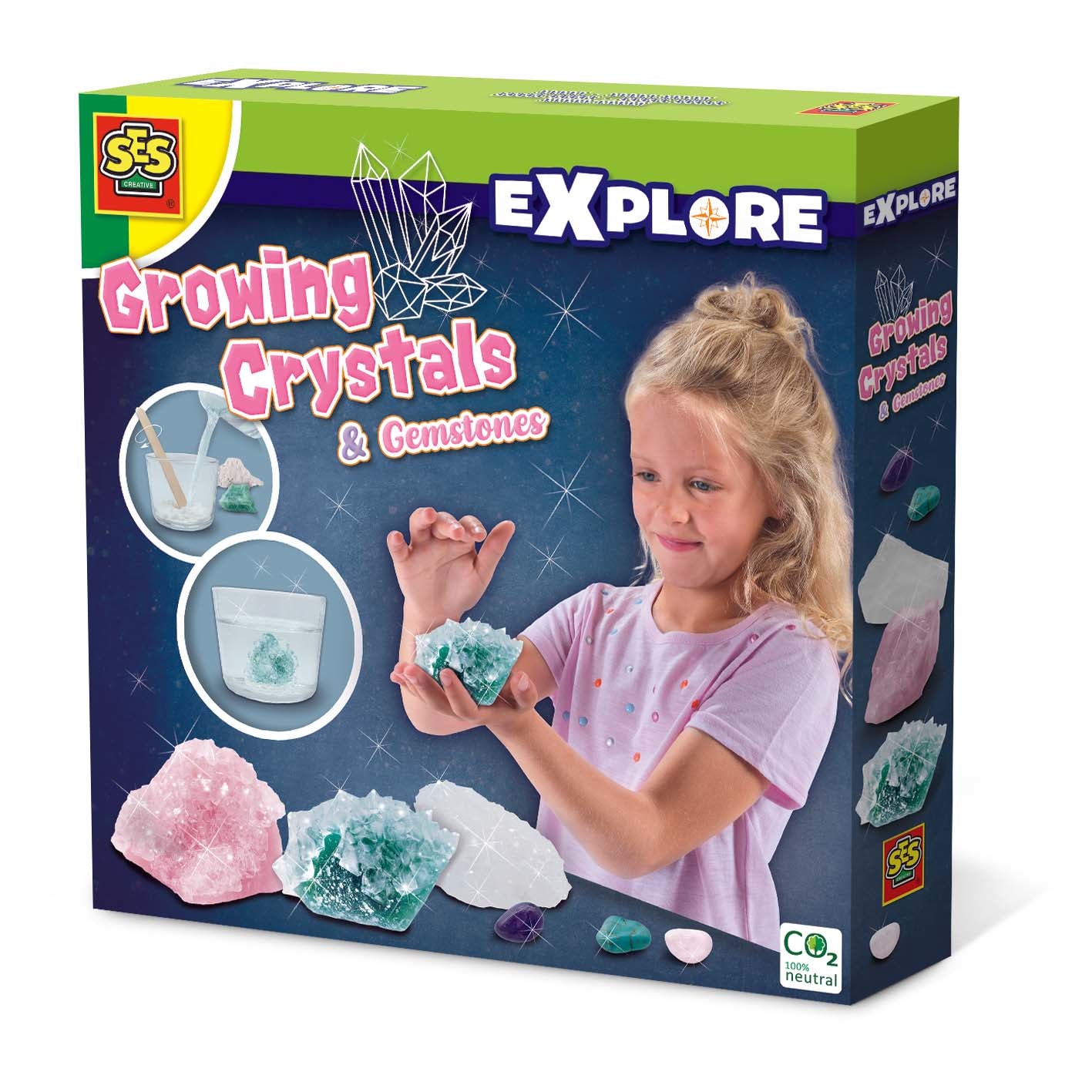 Growing crystals and gemstones