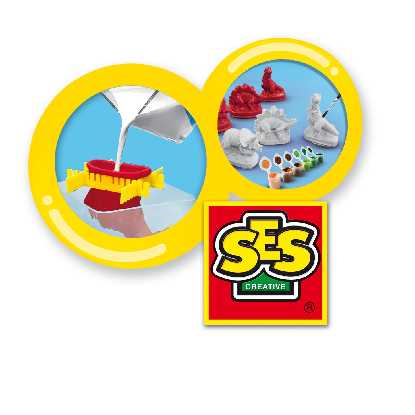 Casting and painting - Dinosaurs