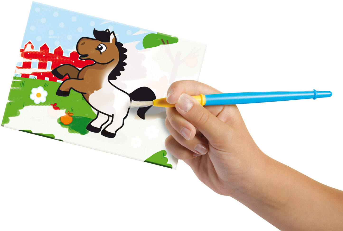 My first - Colouring with water