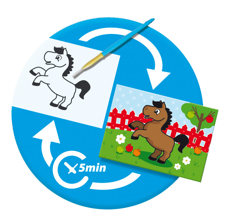 My first - Colouring with water