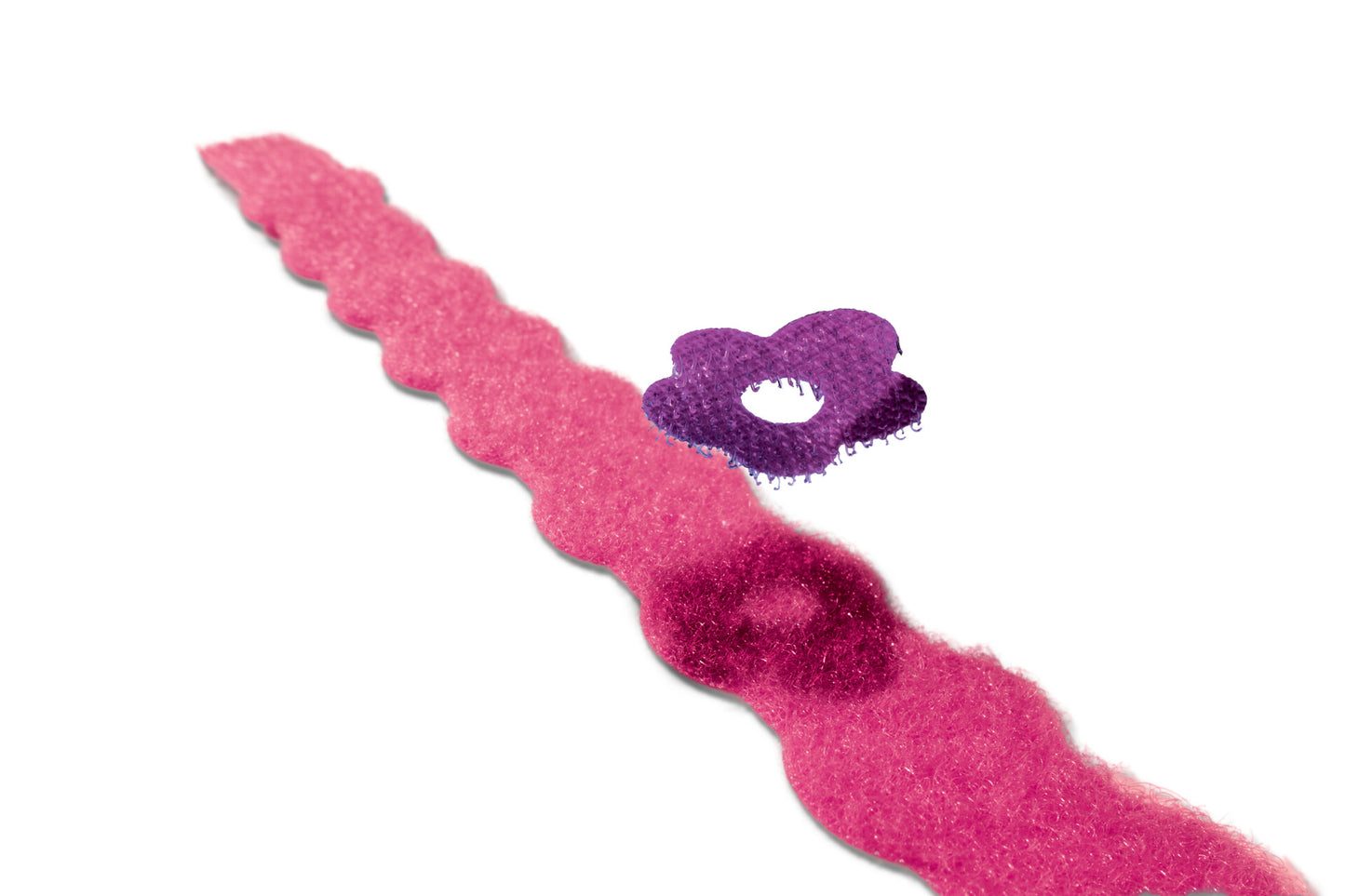 Hook and loop tape bracelets