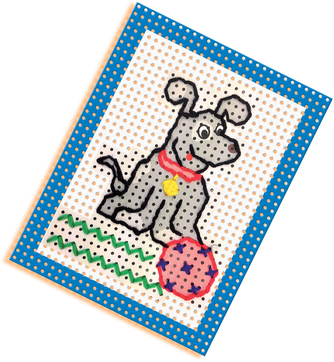 I learn to embroider