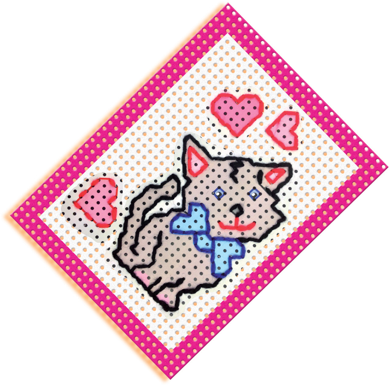 I learn to embroider