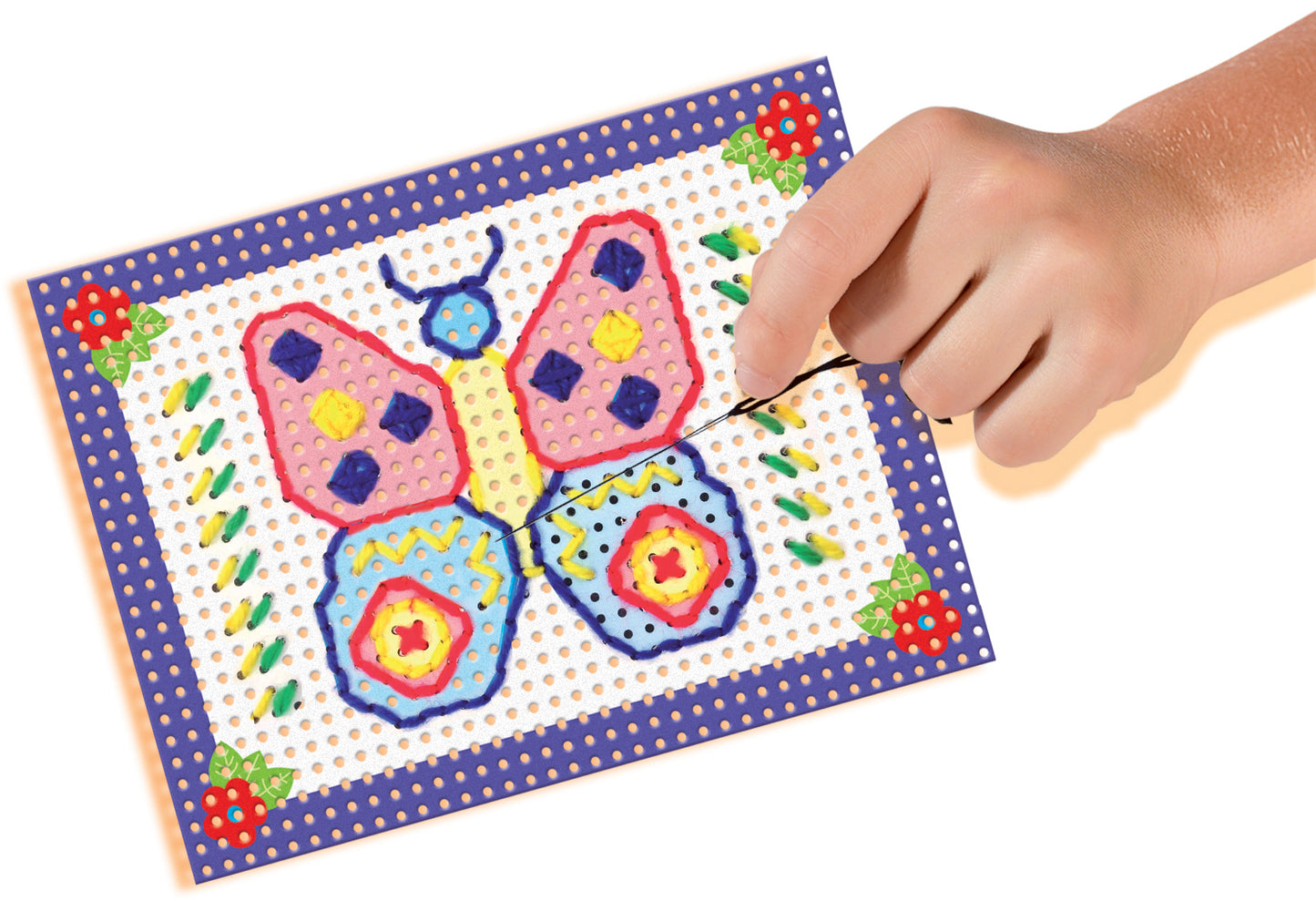 I learn to embroider