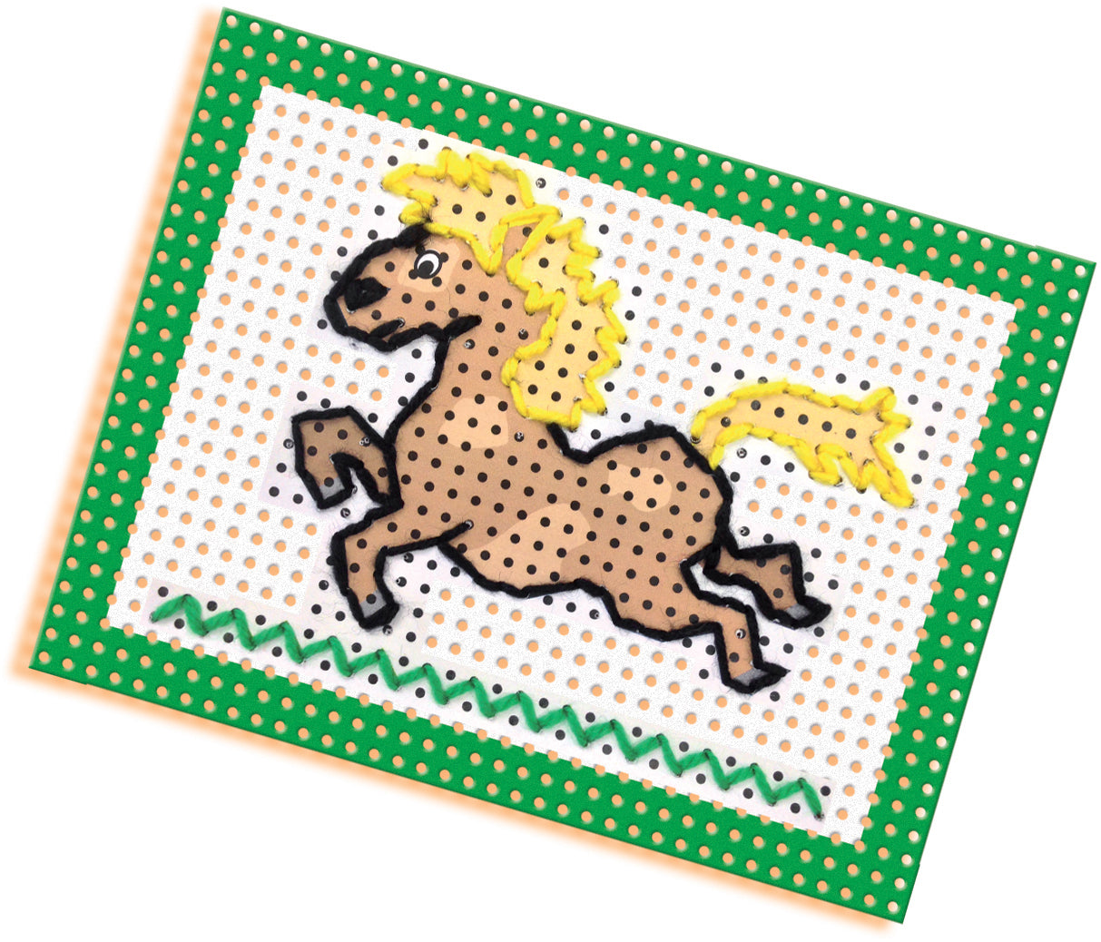 I learn to embroider