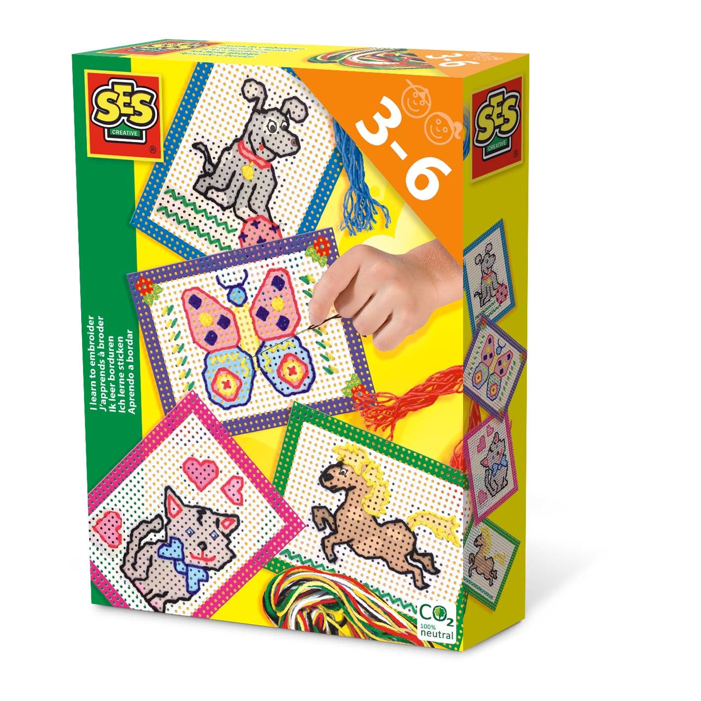 I learn to embroider