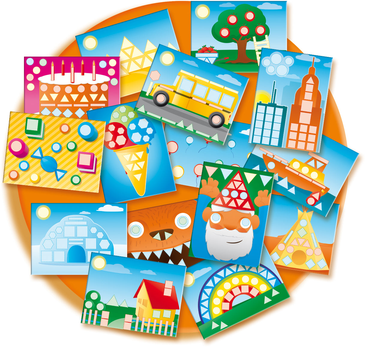 I learn to recognize shapes