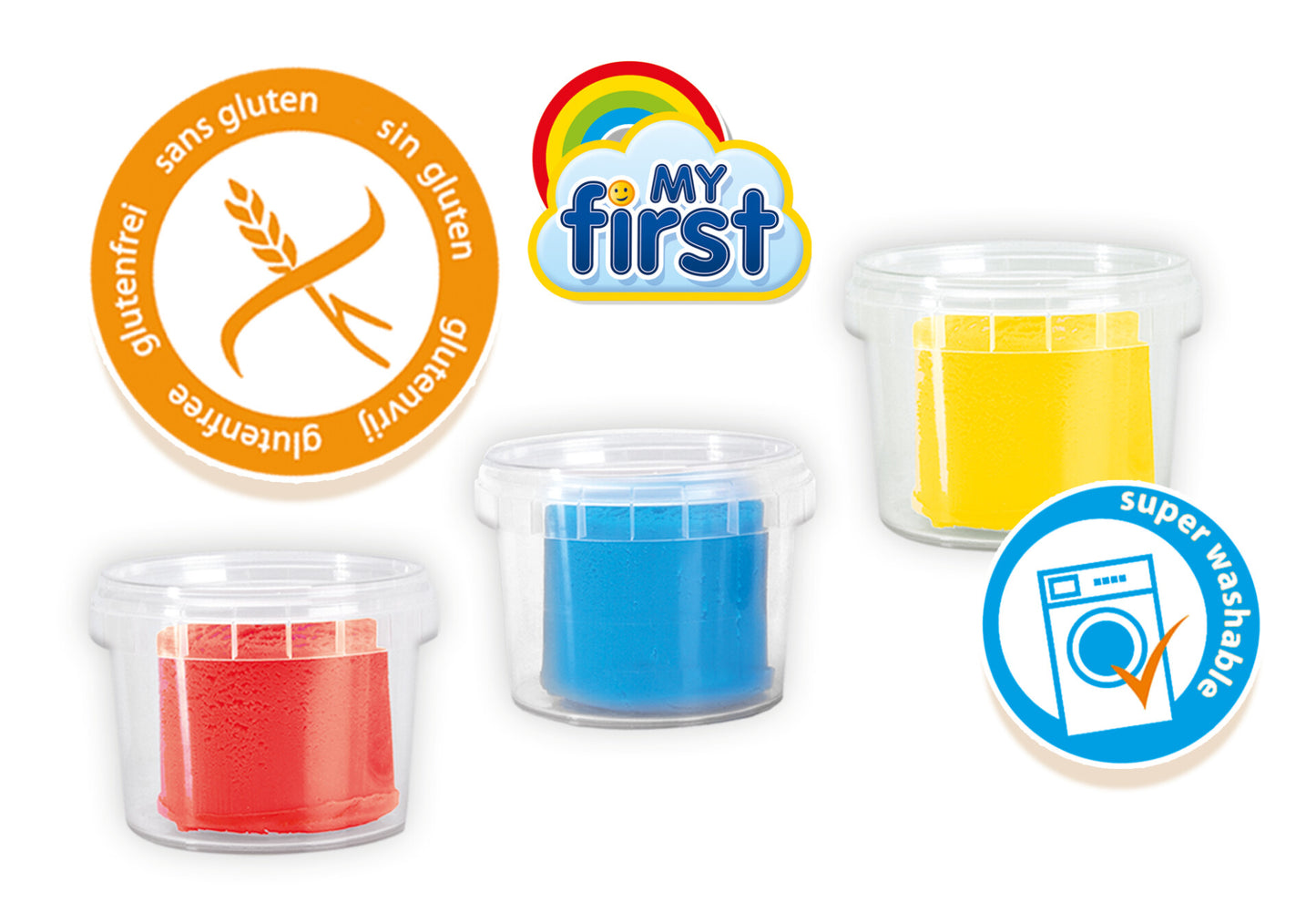 My first - Dough with tools 3 x 90 g