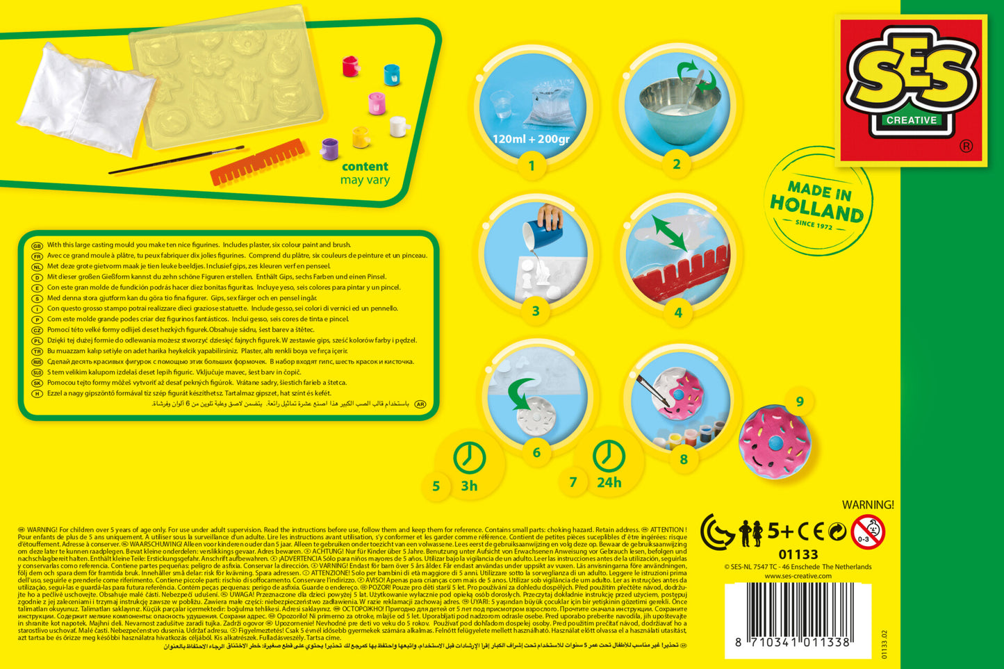 Casting and painting - Happy figures